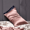 Custom Made Plain Color Silk Pillowcase with Logo
