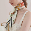 Fashion Style Women Silk Square 90*90cm Twill Print Custom Gift Soft Lady Scarf