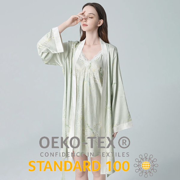 New Style Long Sleeve Pure Silk Kimino Manufacturer 