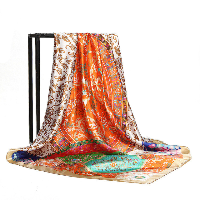Personal Designer Custom 100% Silk Twill Square Scarf