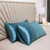 Custom 3 Styles Embroidery Comfortable Soft Silk Pillowcase