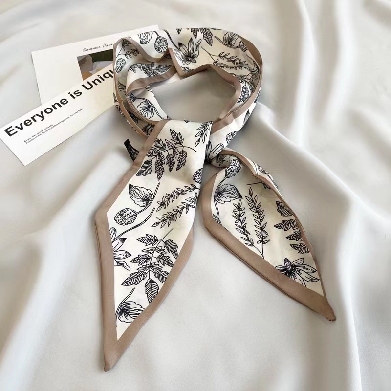 Custom Digital Printed Ladies Silk Scarves