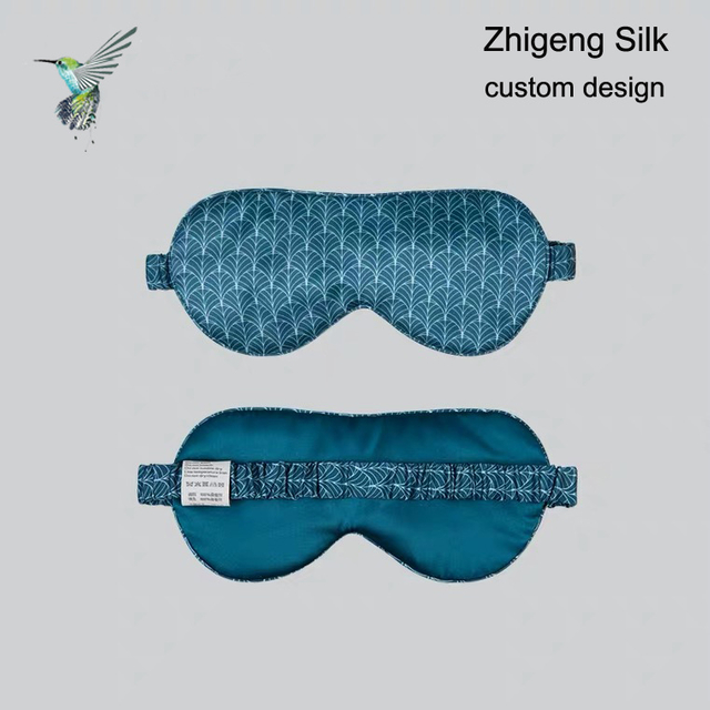 Custom Eye Protection Digital Printing Silk Eyemask