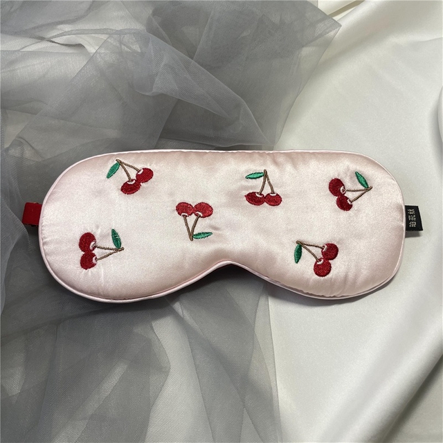 Custom Silk Embroidered Eyemask