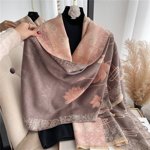 Custom Ladies cashmere scarf 