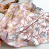 Floral Digital Print Long Silk Shawls for Women
