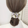Custom Floral Design Digital Printing 19mm Silk Hair Scrunchies