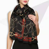 Luxury Brand Designer Lady Fashion Printing 100% Silk Scarves