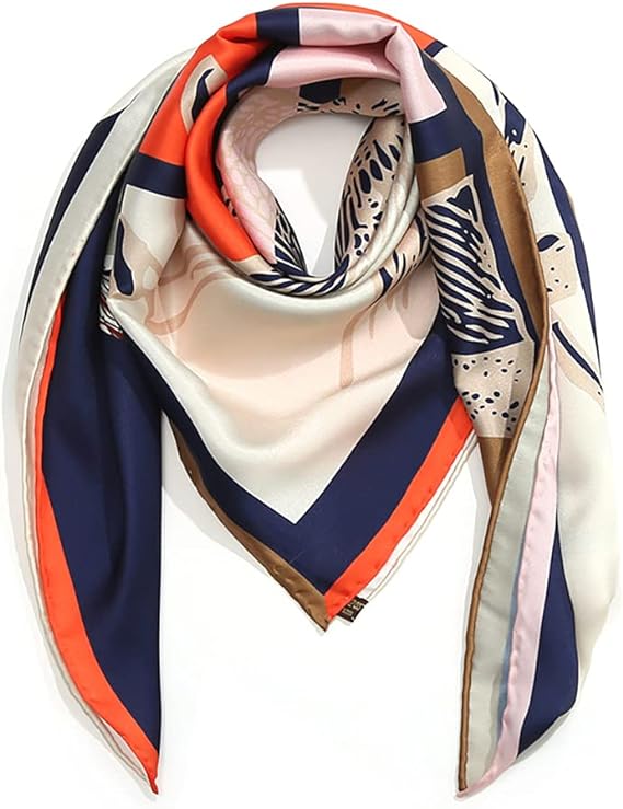 Digital Print Silk Scarf for Women