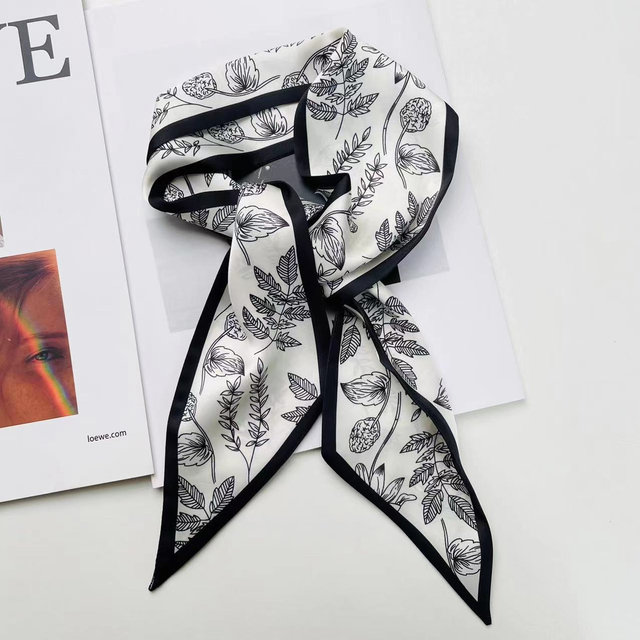 Custom Digital Printed Ladies Silk Scarves