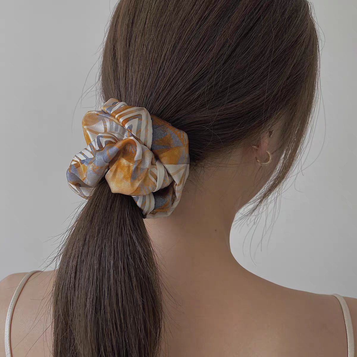 Custom Smooth And Shiny Silk Hair Scrunchies