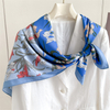 Foulard Design Custom Lady Square Silk Scarves