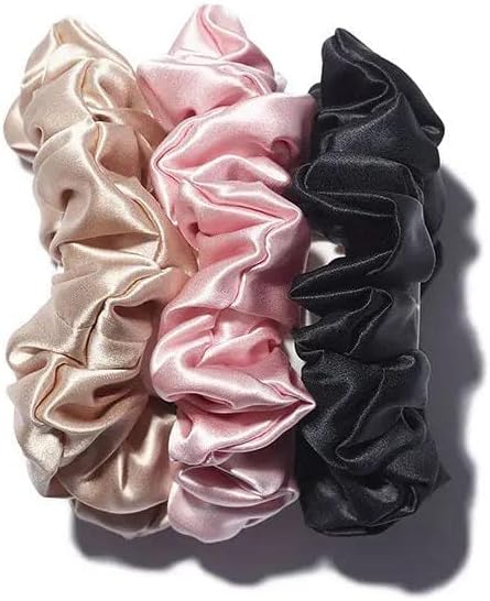 Custom 100% Silk Hair Scrunchies in Many Colors