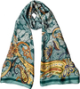 Oblong Silk Satin Scarf for Women