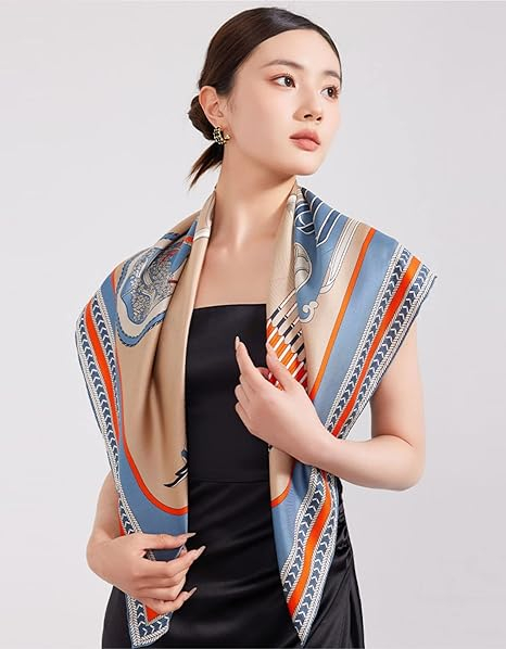 Large Silk-Cotton Scraf
