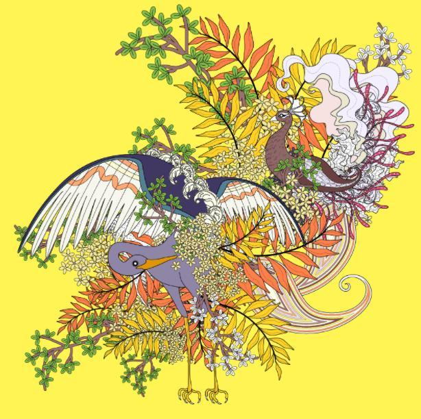 Custom Animal Design Style Digital Printing Silk Scarves