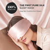 Custom 100% Mulberry Silk Eyemasks for sleep