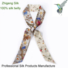 Custom Made Printed Silk Twilly Scarf for Women