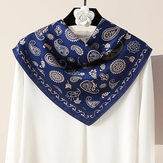  Silk Headscarf and Neck- Hair Wraps