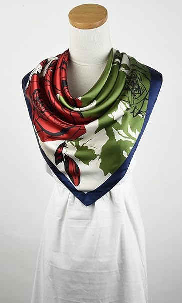Custom 90x90cm Long Hijab 100% Pure Silk Scarf