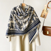 Custom Silk Blend Wool Scarfs for Women