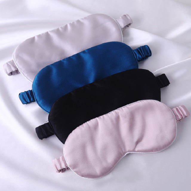 Custom Logo 70 Color 100% Silk Sleep Eye Mask