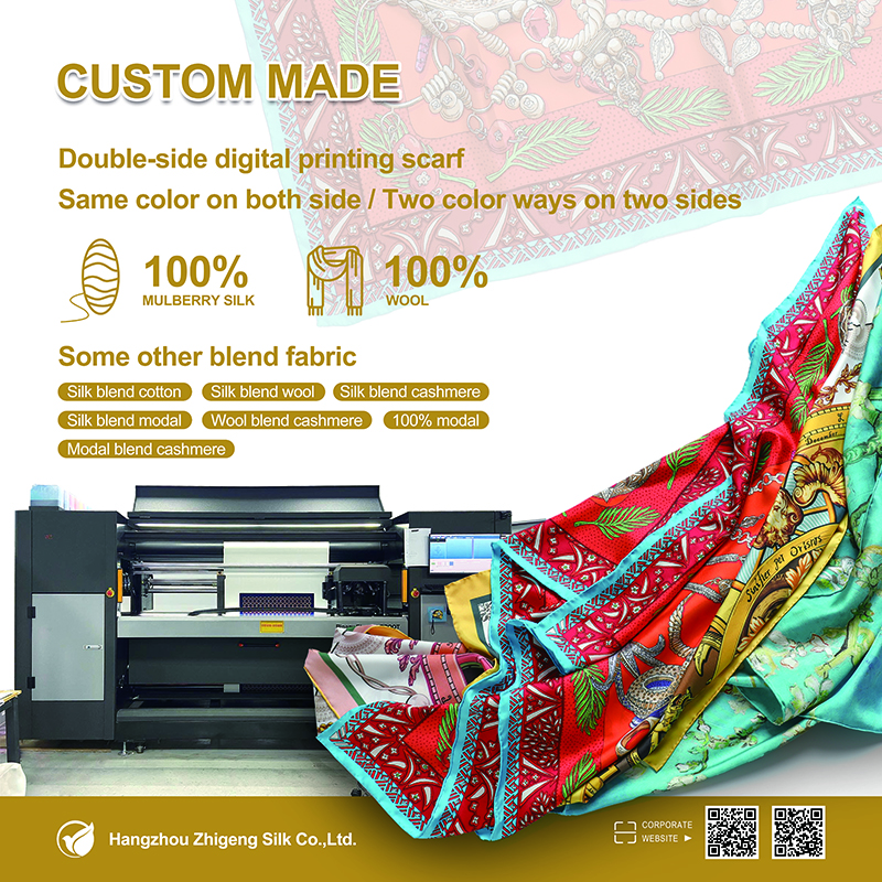 custom-made printed scarf