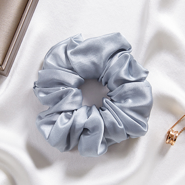 Popular Large Size Mulberry Silk Scrunchies for Fine Hair