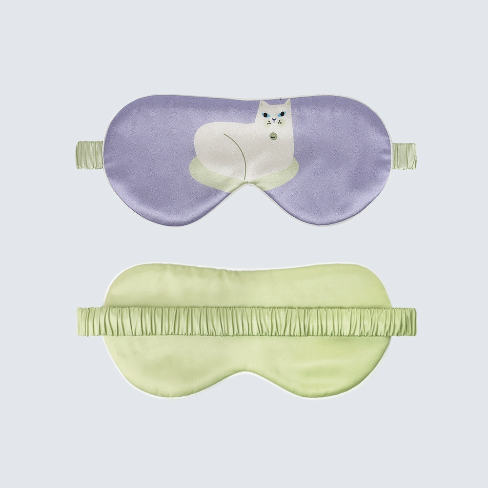 Cute Design Digital Printed Sumeer Silk Eyemask