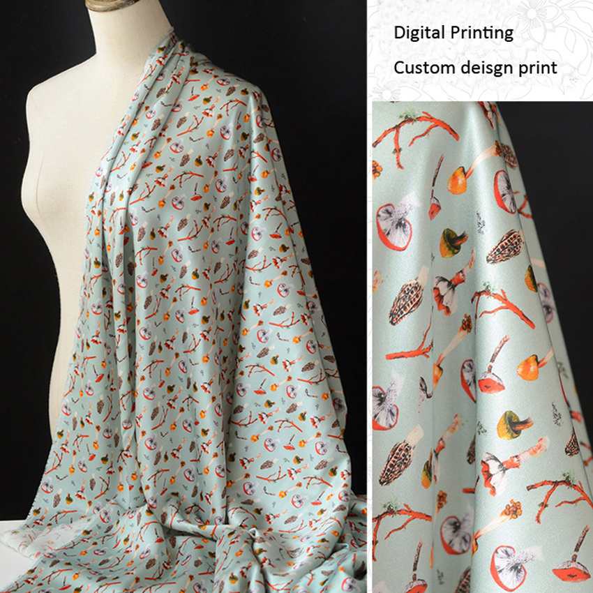 Print Silk Fabric -2